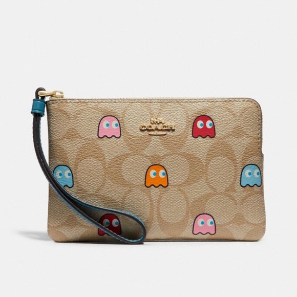 Coach Handbags - Signature Canvas With Pac-Man Ghosts